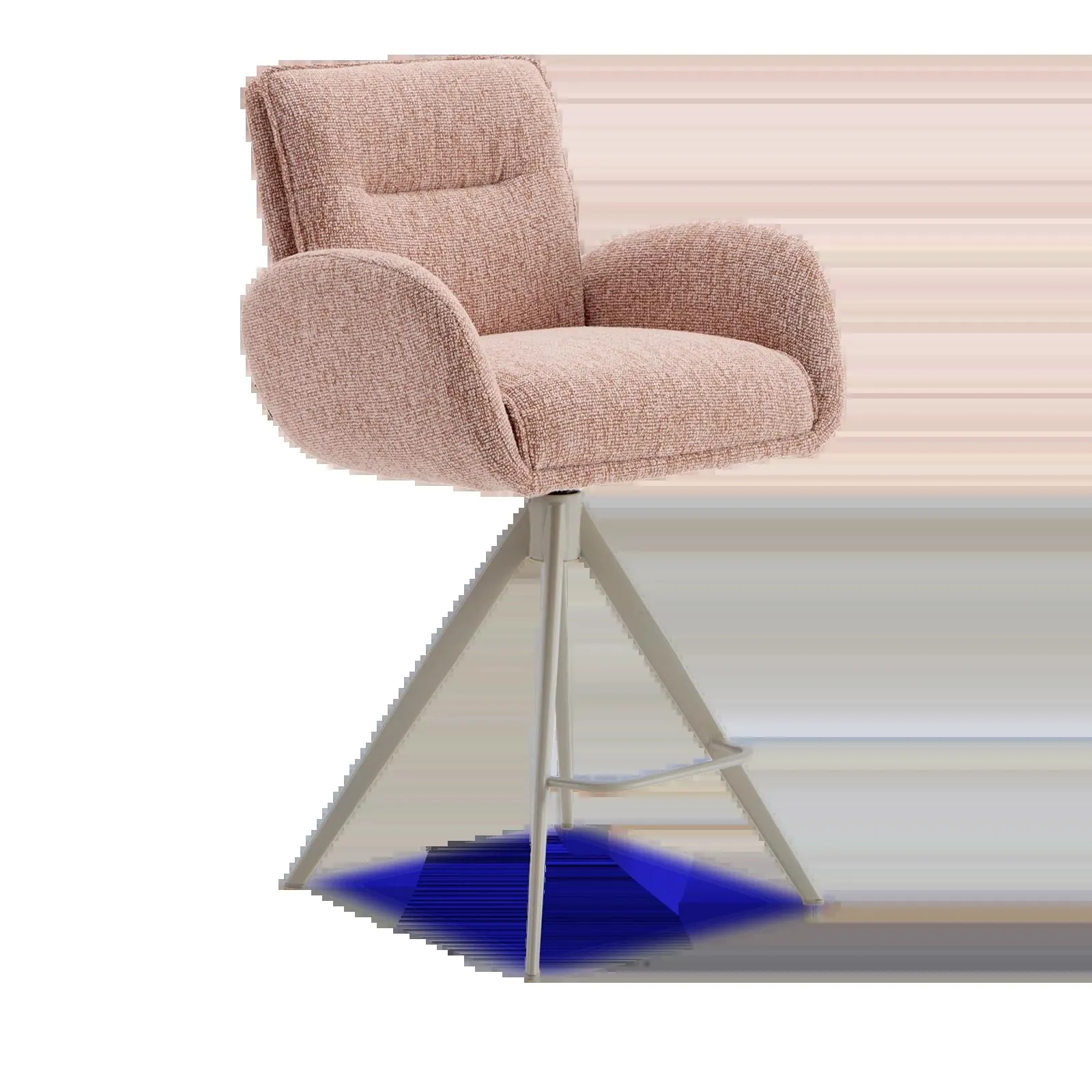 Barstoel Skye (poot: beige) - Lodge Blossom