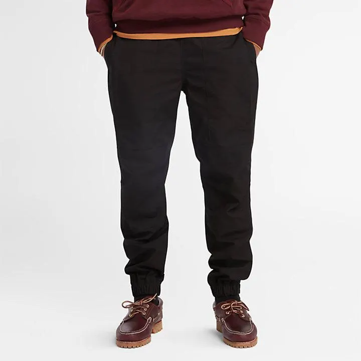 Waterafstotende joggingbroek voor heren in zwart
