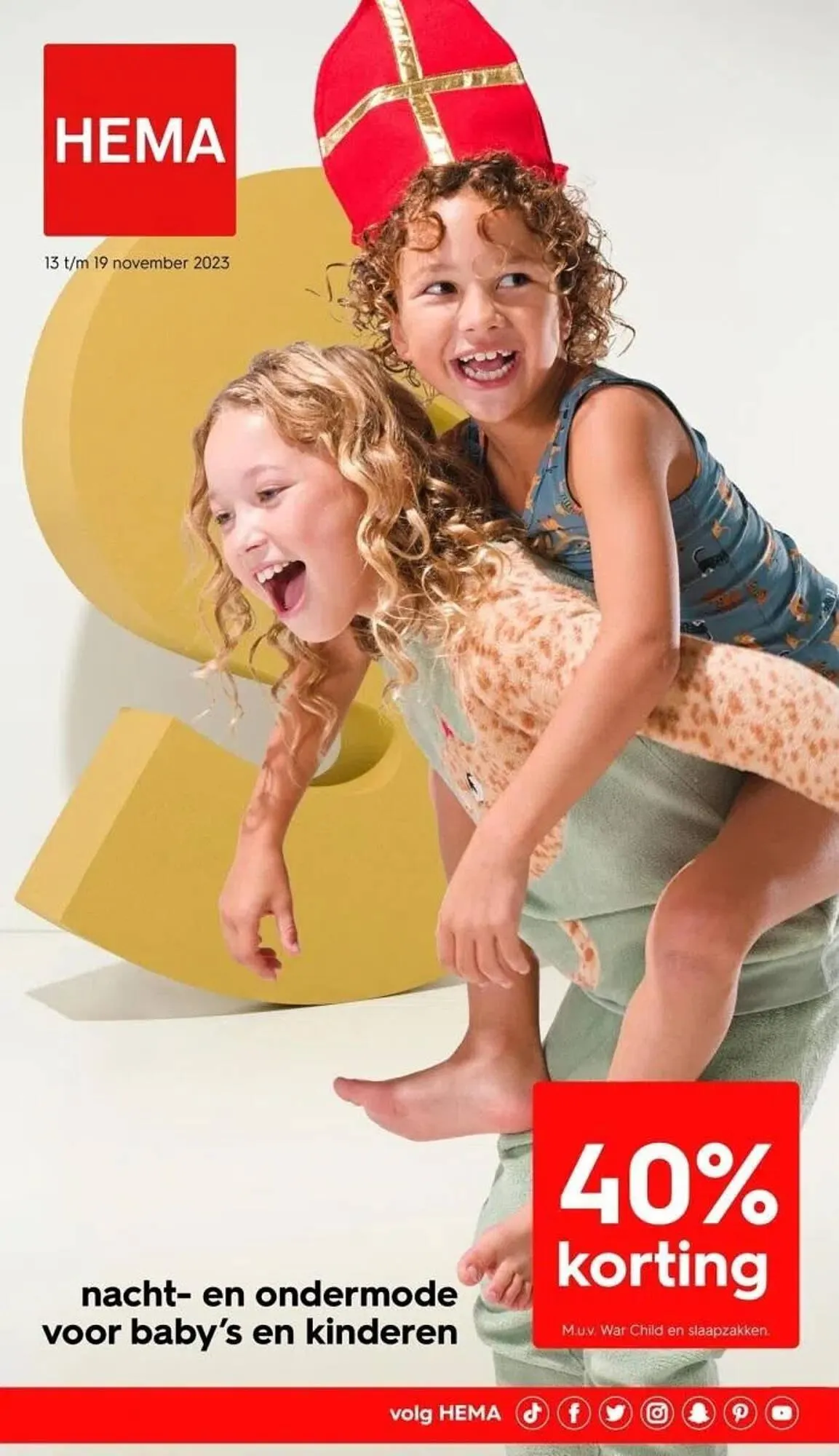 HEMA folder van 13 november tot 19 november 2023 - Folder pagina 1