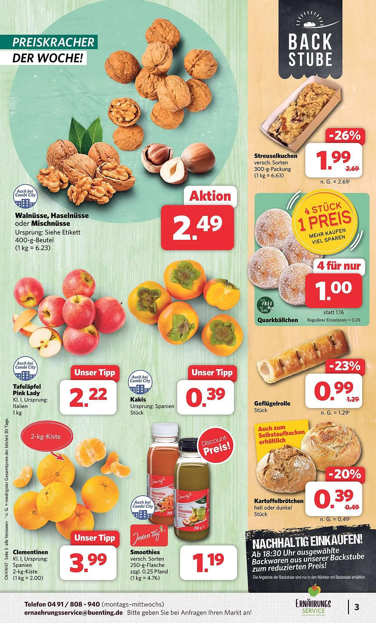 Combi Markt DE folder van 20 november tot 25 november 2023 - Folder pagina 3