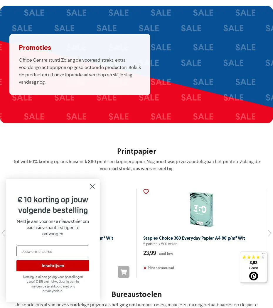 Office Centre Actuele folder van 25 september tot 8 oktober 2023 - Folder pagina 1