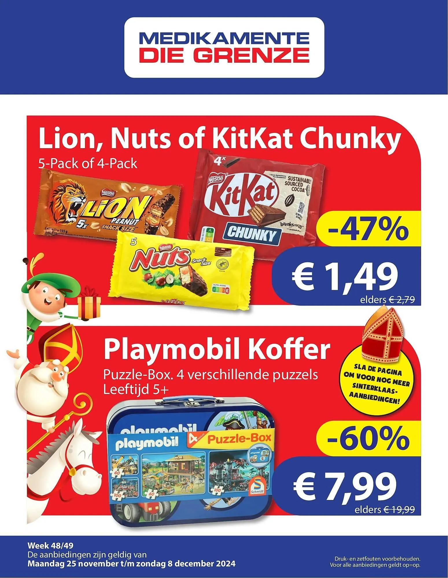 Die Grenze folder van 25 november tot 8 december 2024 - Folder pagina 1