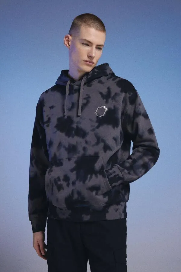 Sudadera capucha tie dye Pedri x Springfield