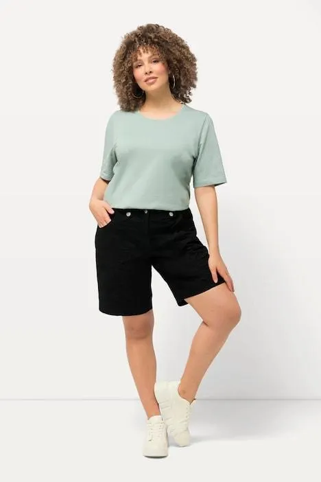 Cargo-bermuda, comfortabele tailleband, 4-pocket model