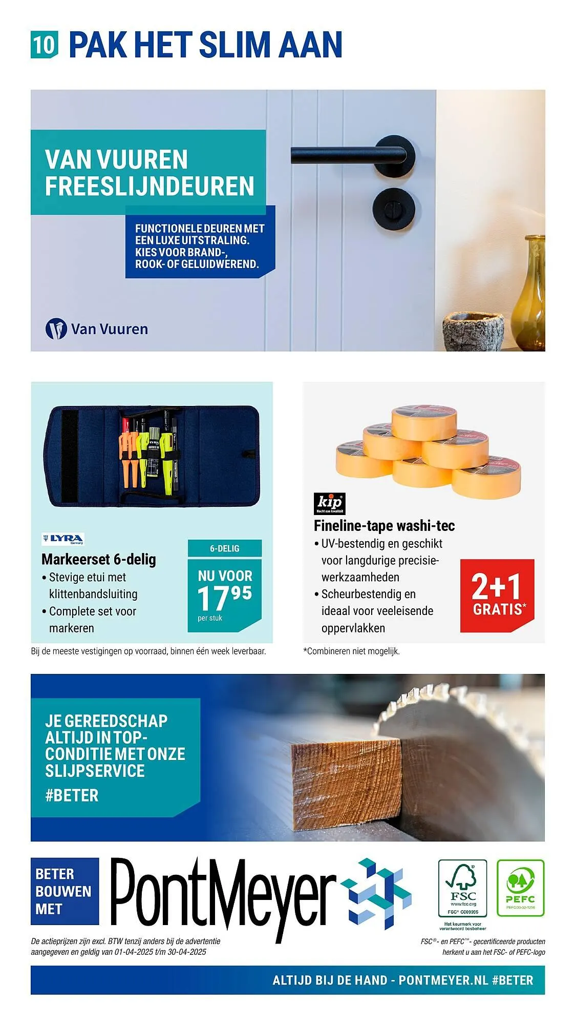 Pontmeyer folder van 1 april tot 30 april 2025 - Folder pagina 10