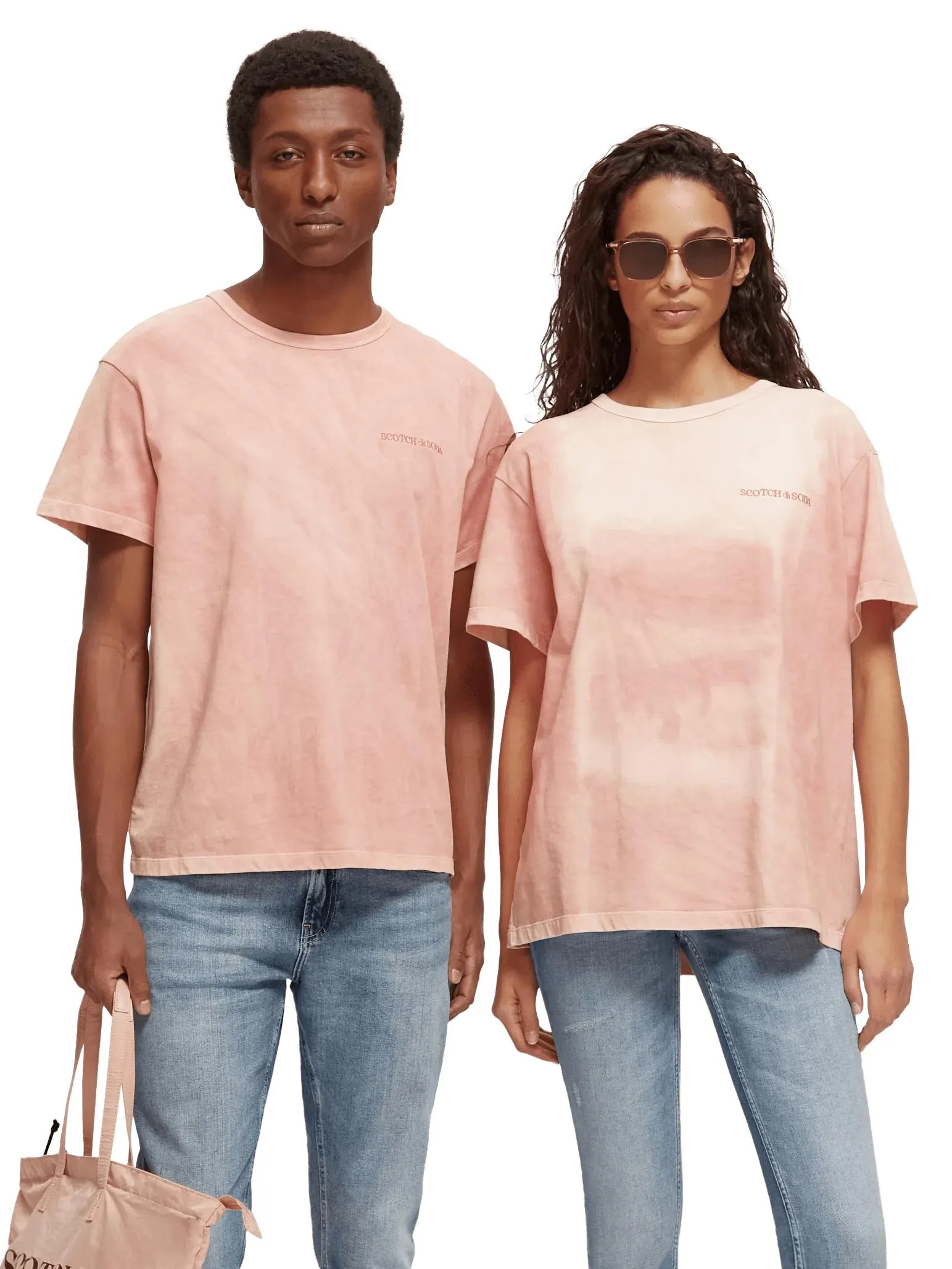 Unisex plantaardig geverfde T-shirt