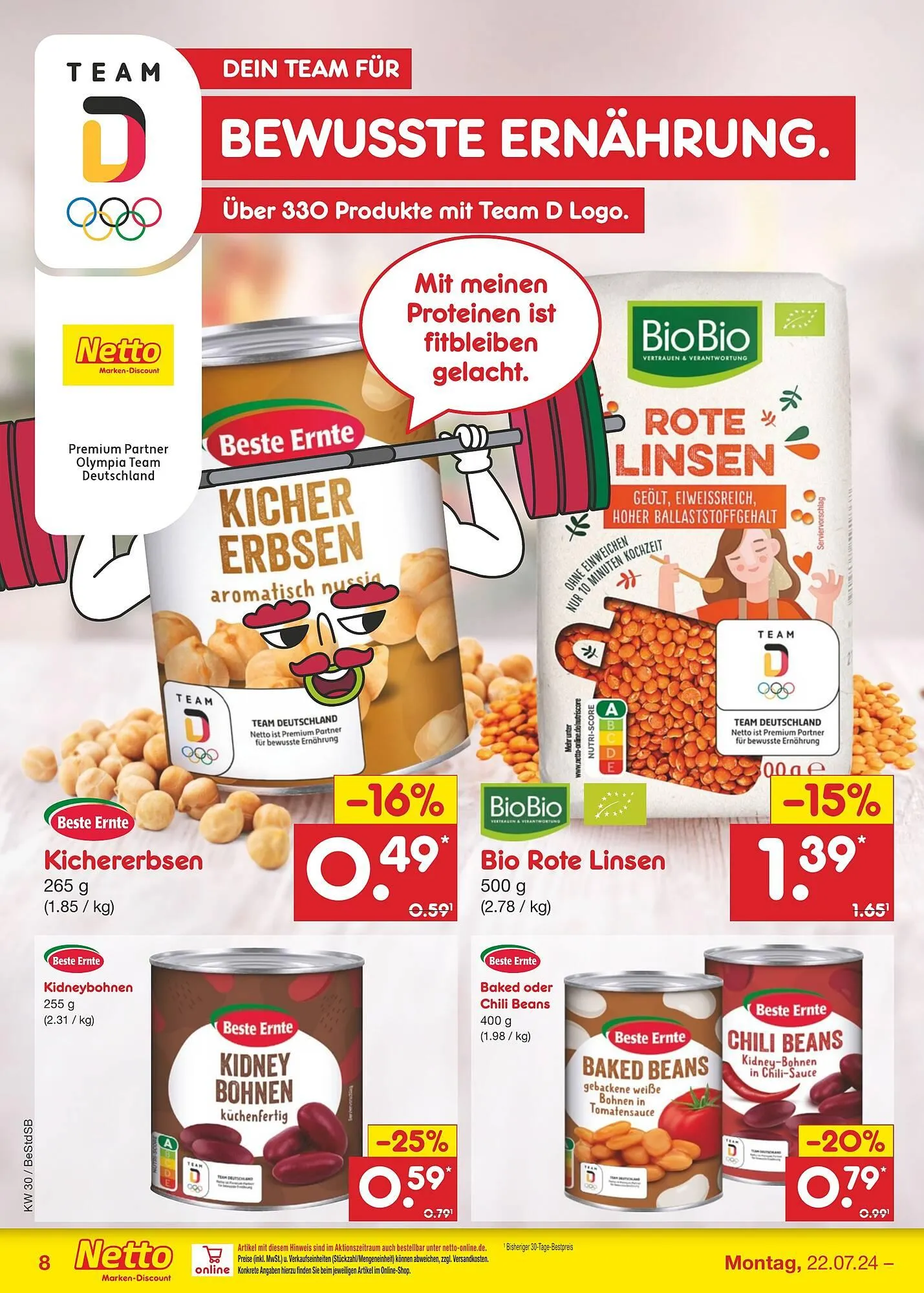 Netto Marken-Discount DE folder van 22 juli tot 27 juli 2024 - Folder pagina 8