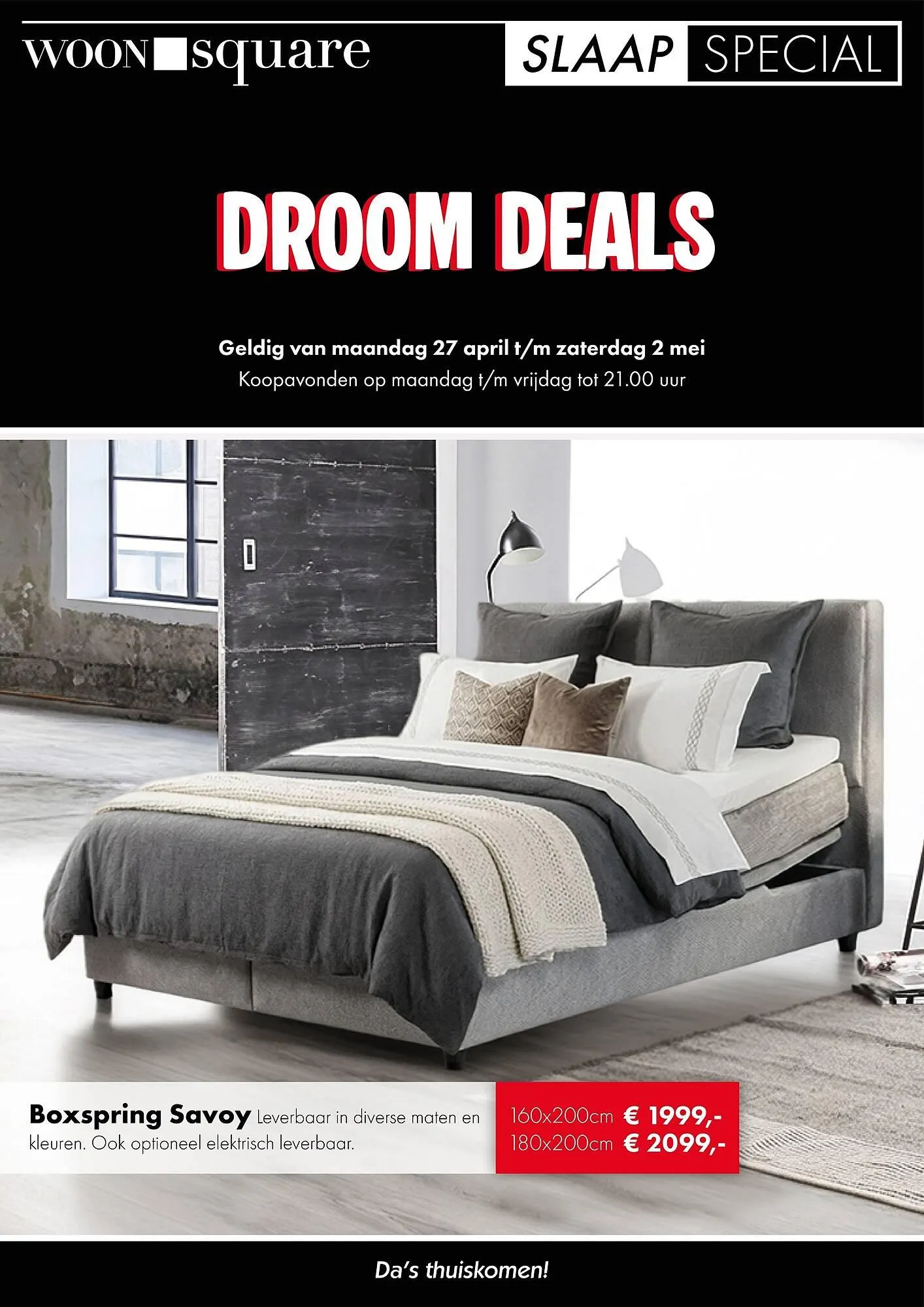 Woonsquare folder van 27 april tot 2 mei 2026 - Folder pagina 1