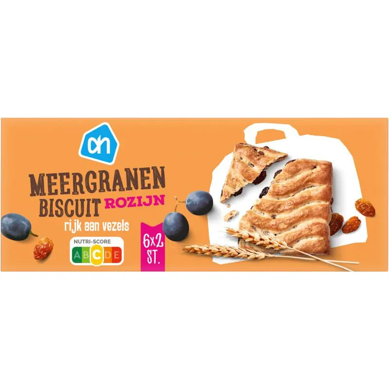 AH Meergranenbiscuit rozijn
