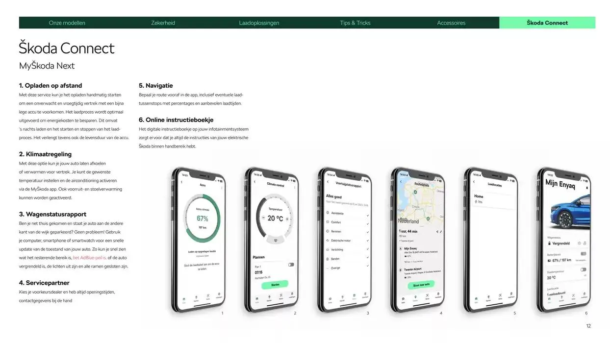 Škoda Elektrisch rijden brochure van 26 oktober tot 26 oktober 2025 - Folder pagina 12