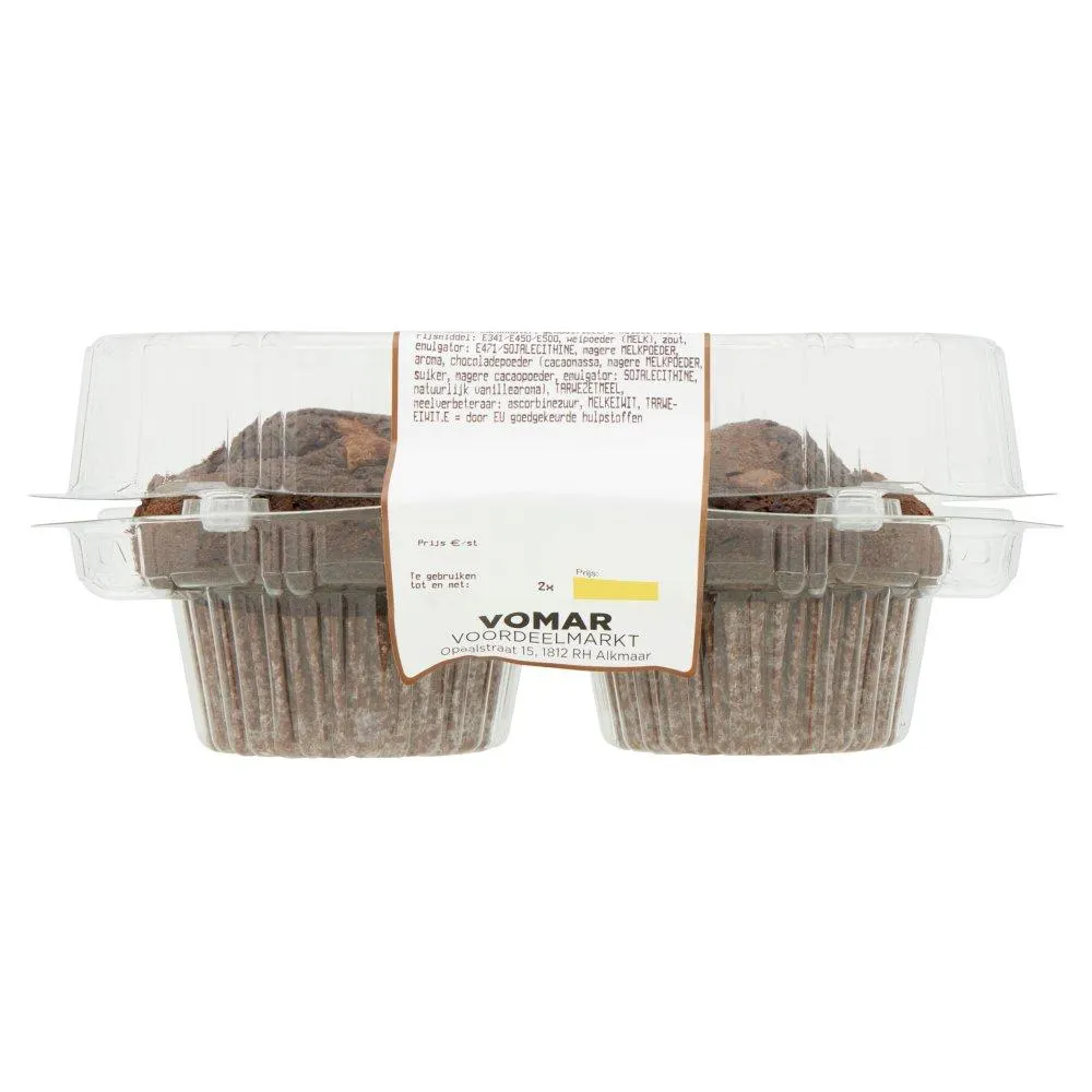 Muffin chocolade x2