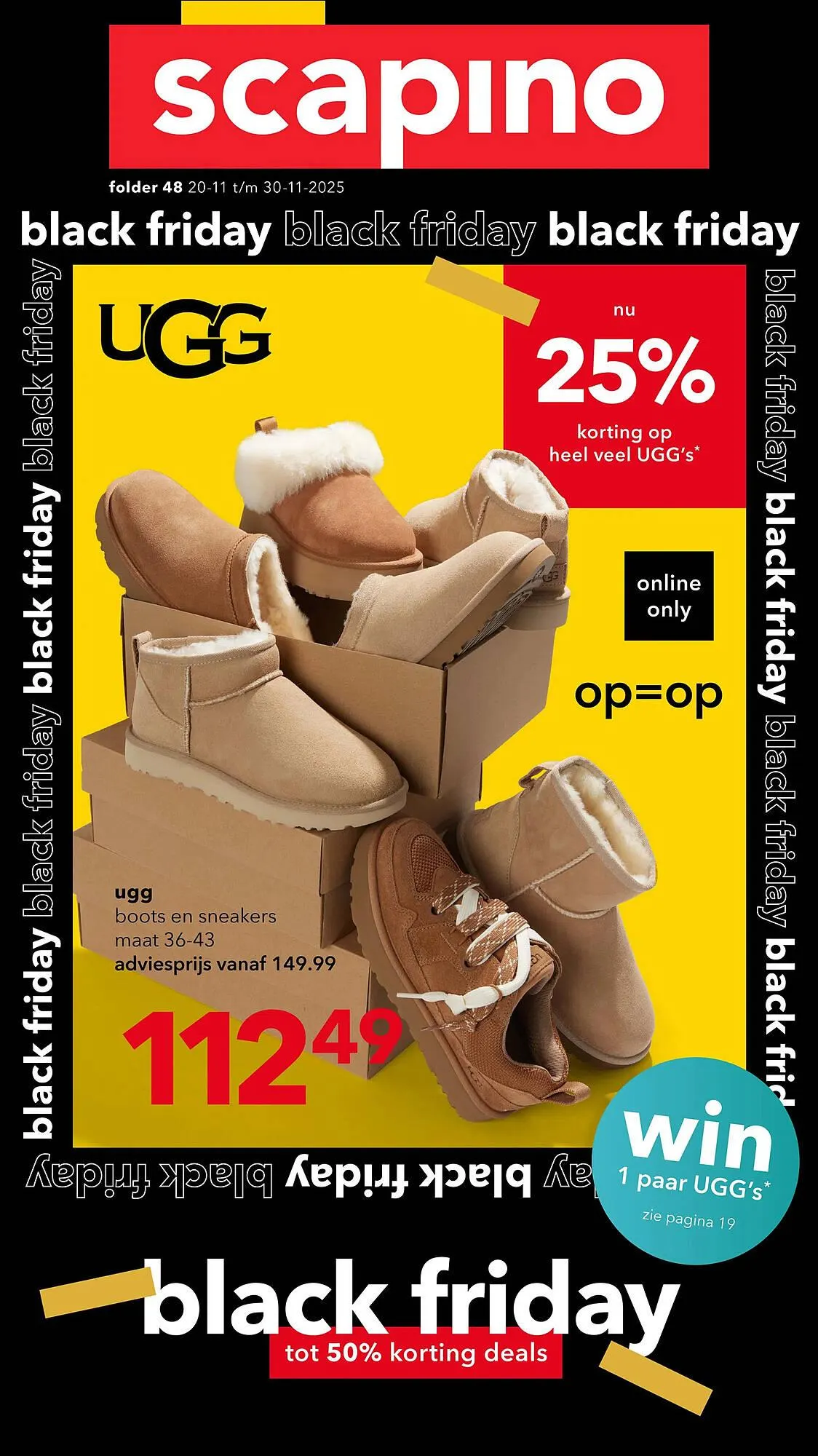 Scapino folder van 20 november tot 30 november 2025 - Folder pagina 1