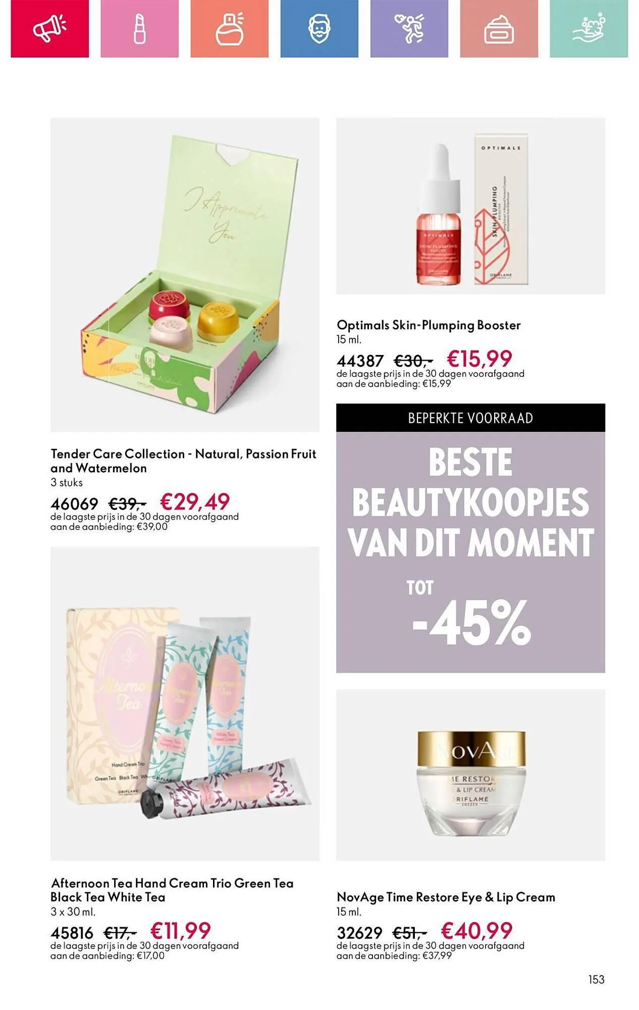 Oriflame folder van 22 juni tot 12 juli 2025 - Folder pagina 153