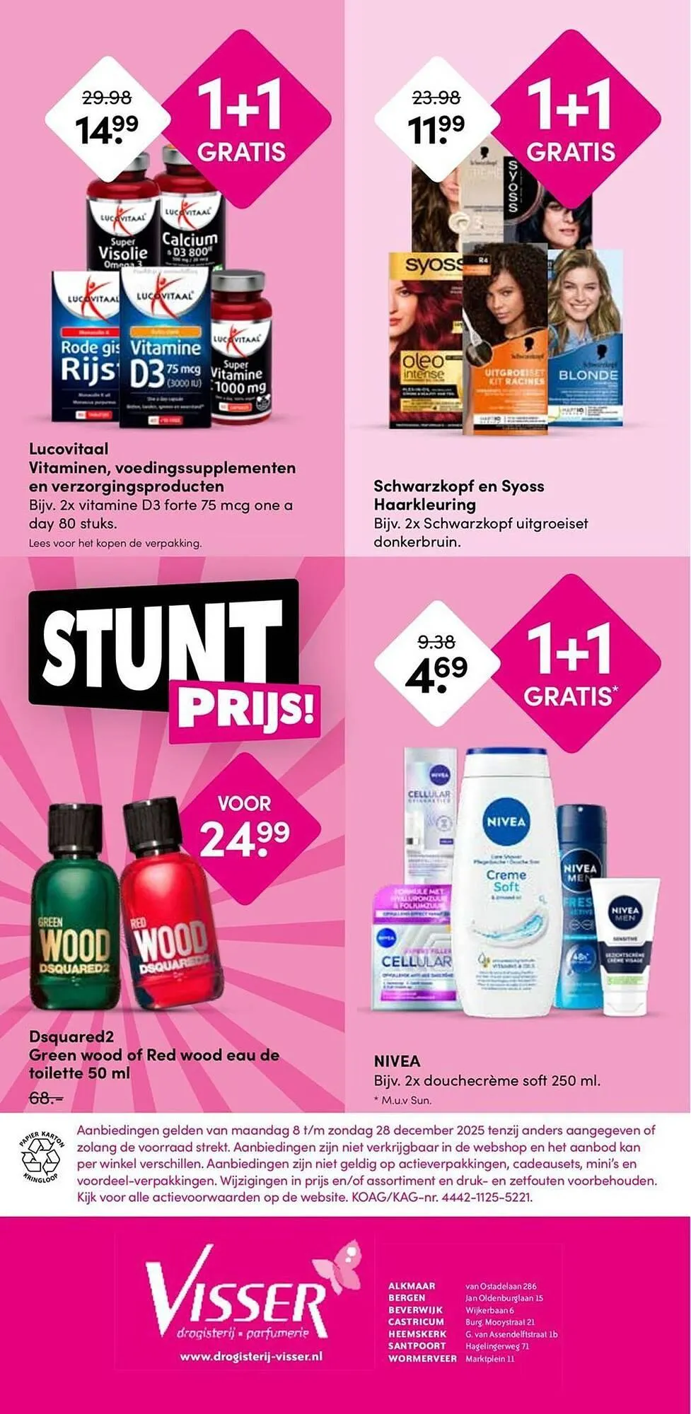 Drogisterij Visser folder van 8 december tot 28 december 2025 - Folder pagina 12