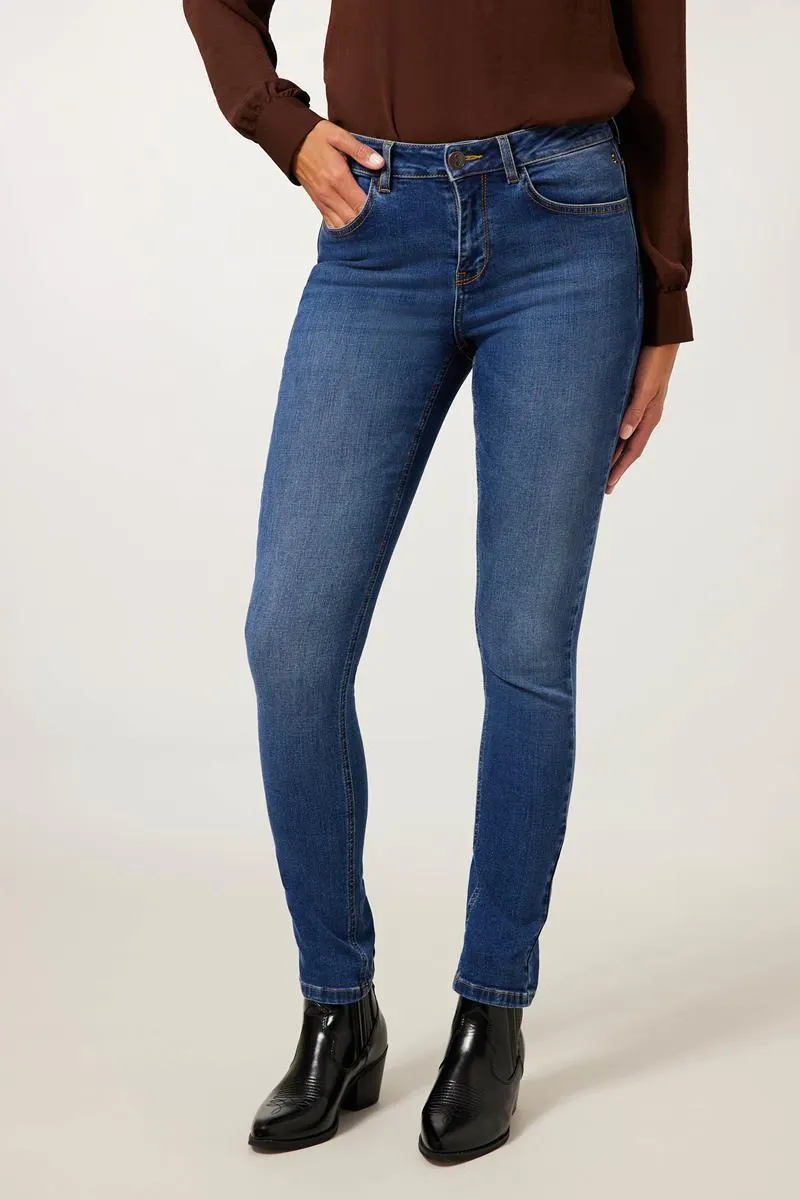 Jeans slim fit blauw