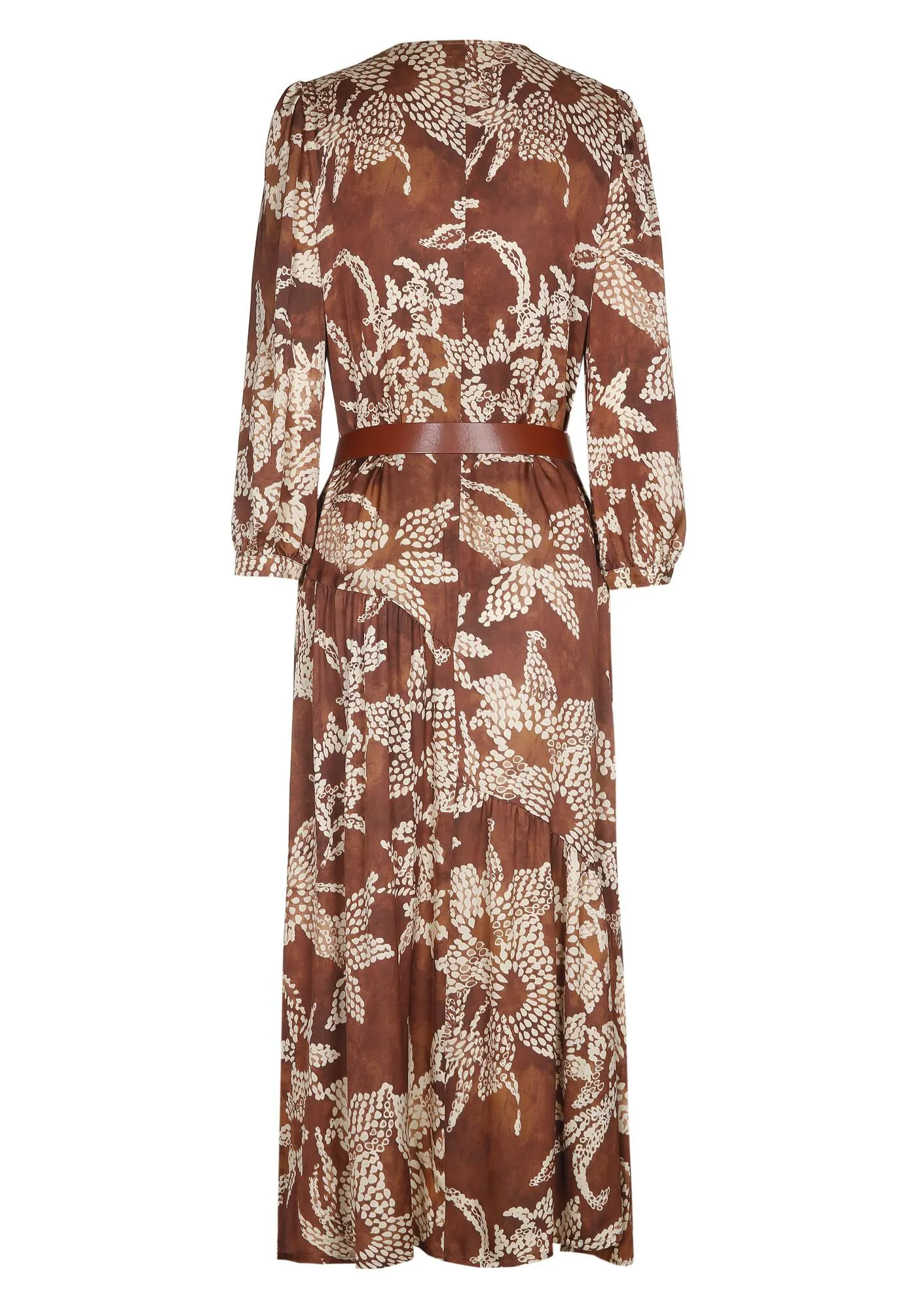 4115-39 / zwierige jurk in viscose