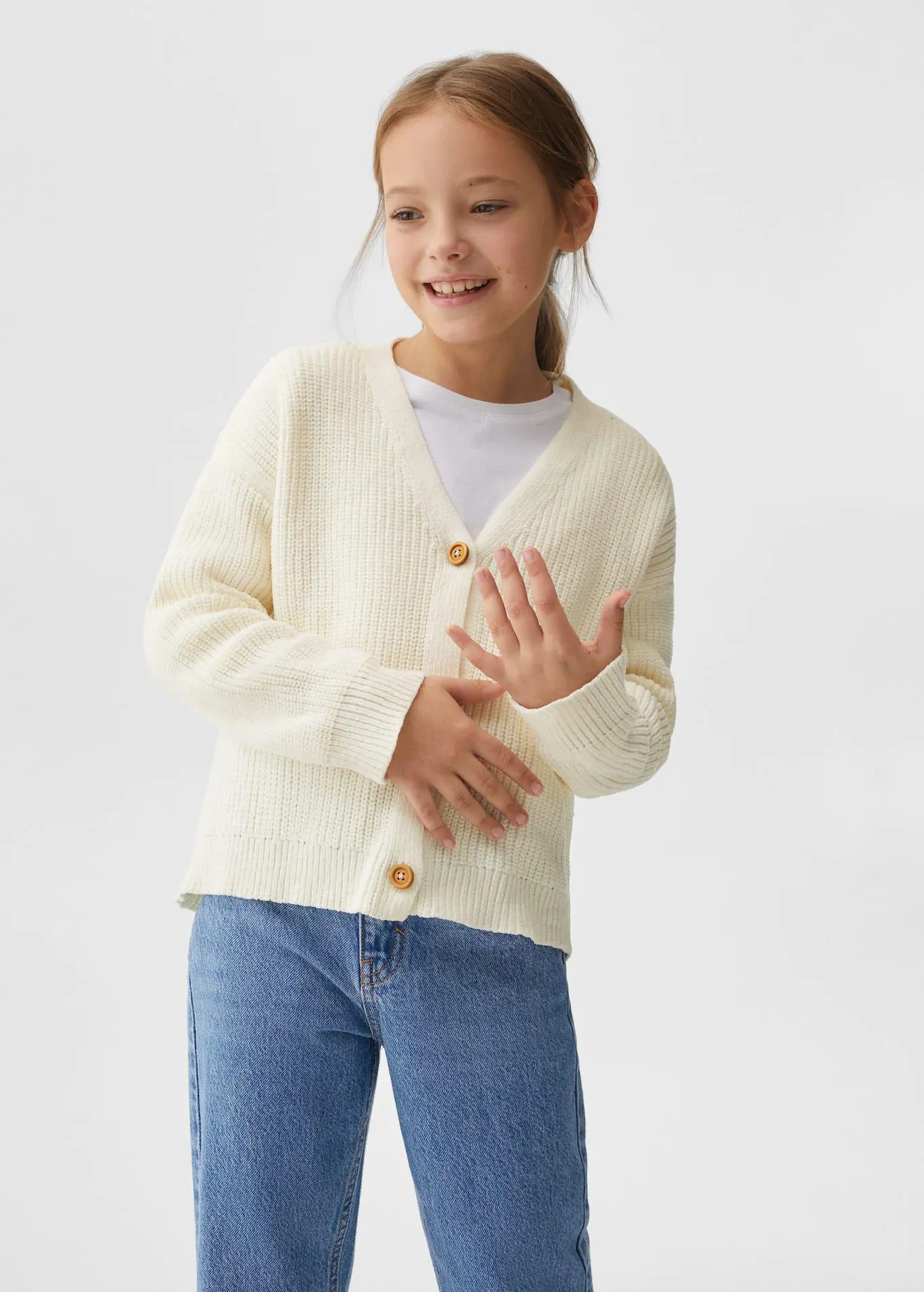 Şönil triko hırka