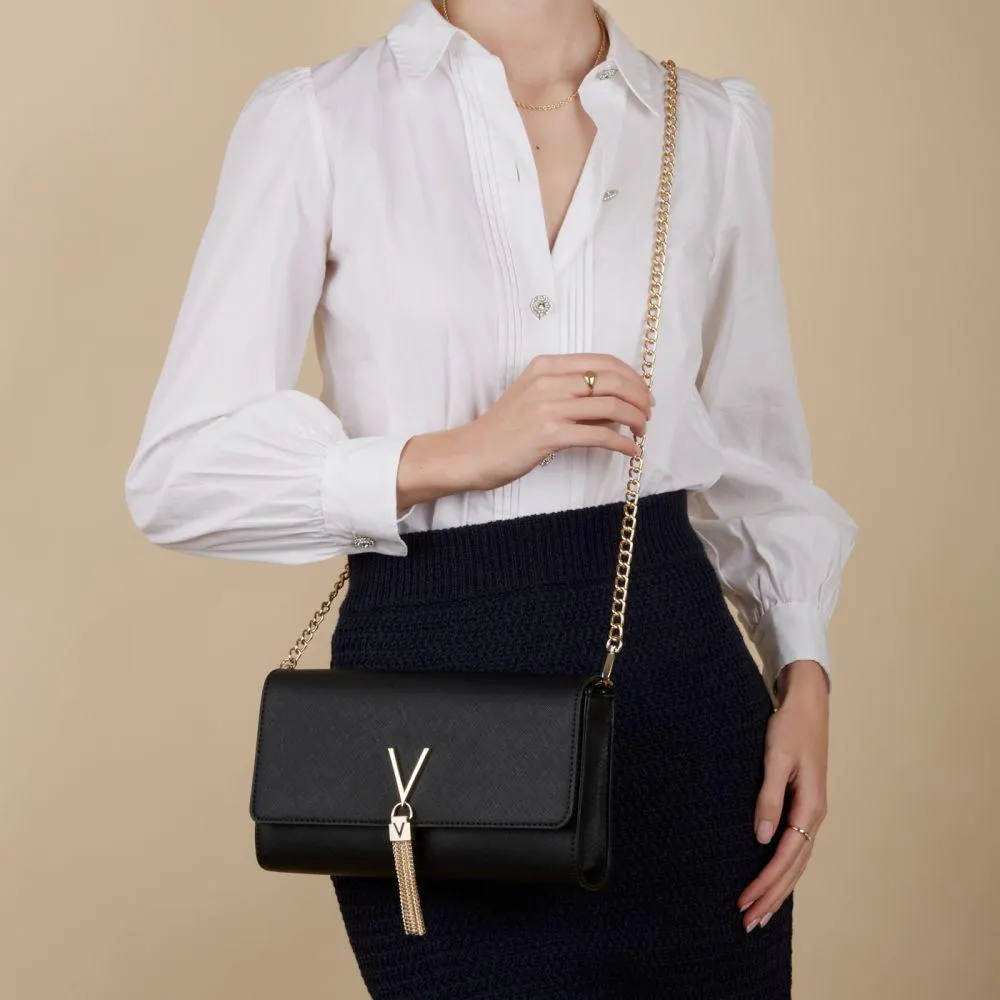 Divina Sa Zwarte Crossbody Tas VBS1IJ01NERO