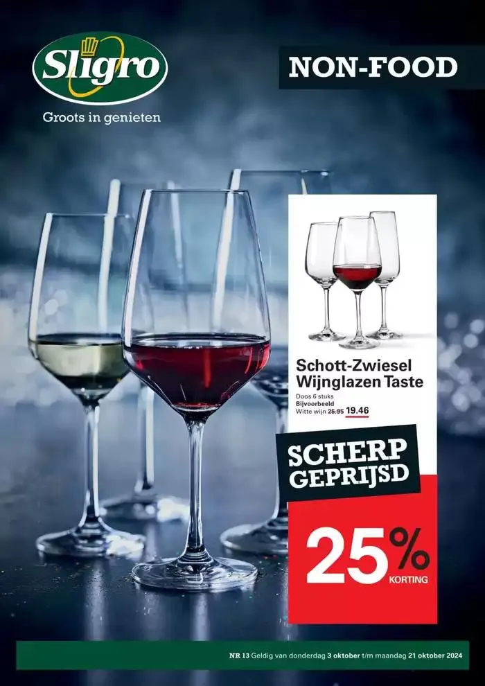 Aantrekkelijke speciale aanbiedingen voor iedereen van 3 oktober tot 21 oktober 2024 - Folder pagina 1