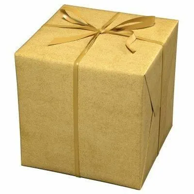 Cadeaupapier - 10 meter - goud mat