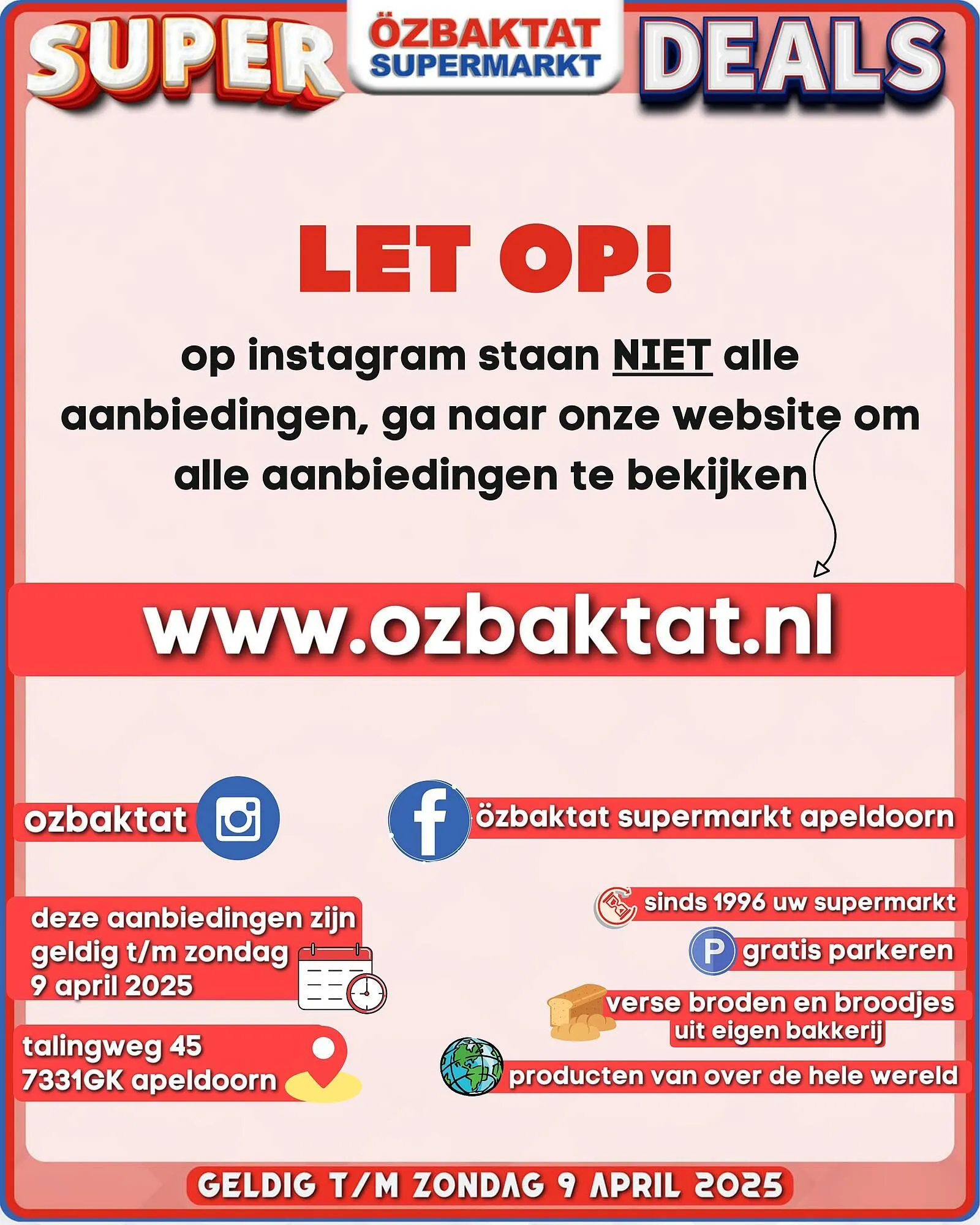 Özbaktat Supermarkt folder van 27 januari tot 9 april 2025 - Folder pagina 33