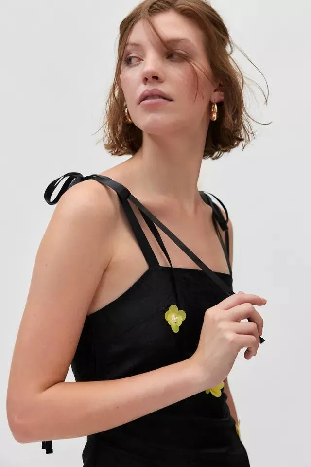 Sister Jane Fanciful Flower Midi Dress