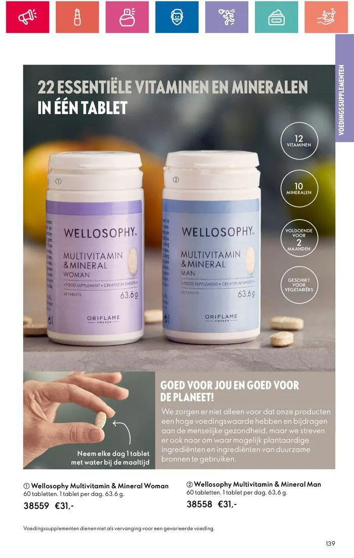 ORIFLAME folder! van 30 mei tot 13 juni 2024 - Folder pagina 139