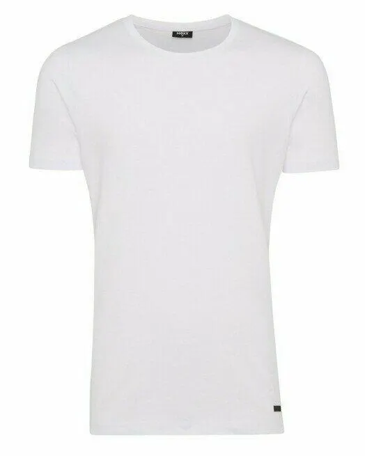 Wit heren T-shirt met ronde hals