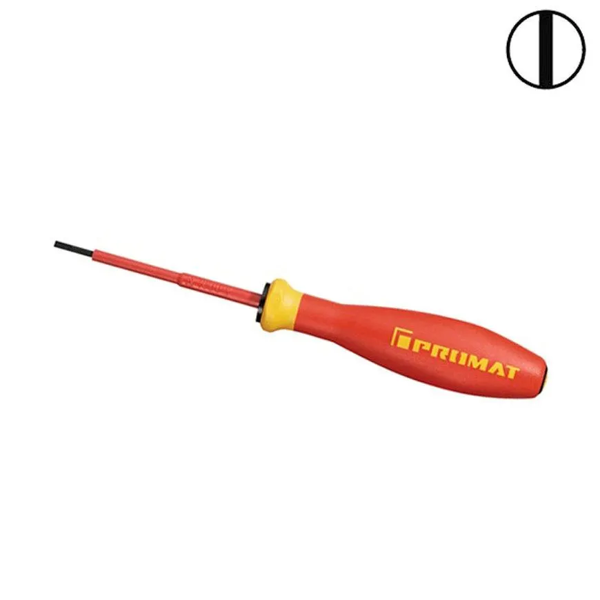 Promat sleufschroevendraaier, VDE geïsoleerd, sleuf 3 mm, l = 205 mm, lemmetlengte 100 mm