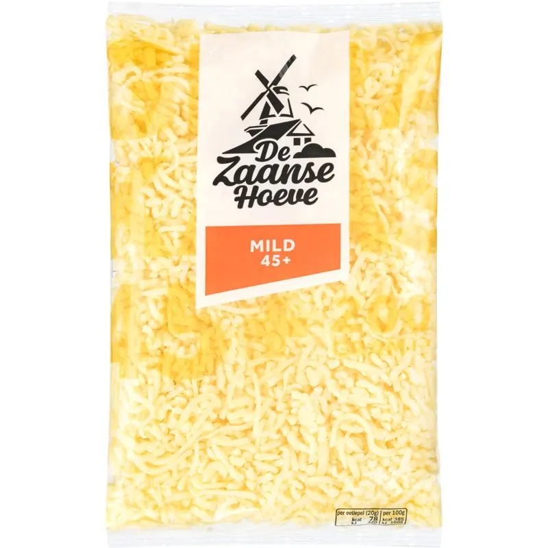 De Zaanse Hoeve Mild 45+ geraspt