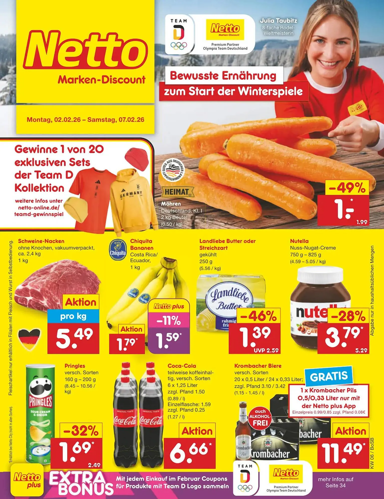 Netto Marken-Discount DE folder van 2 februari tot 7 februari 2026 - Folder pagina 1
