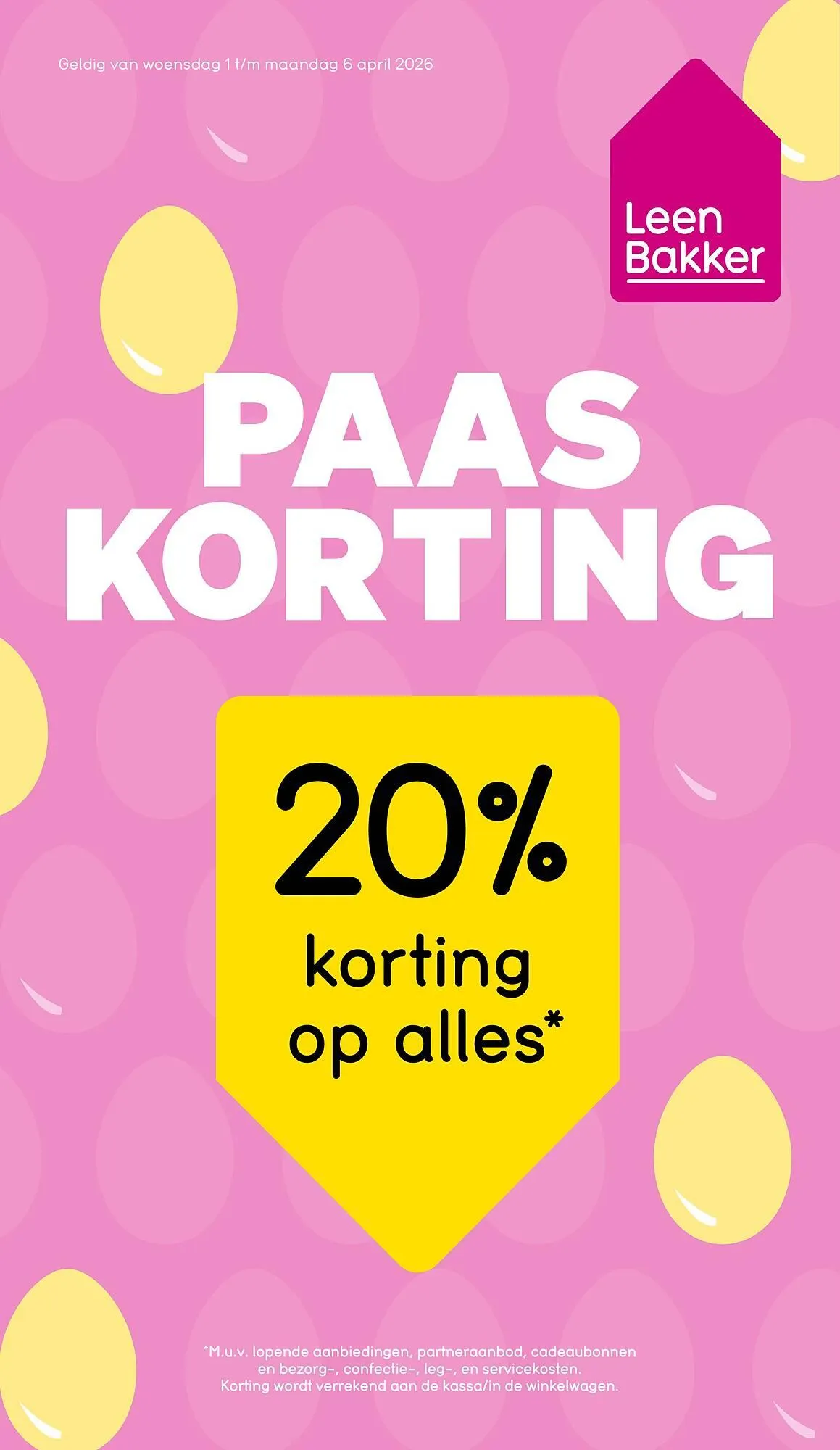 Leen Bakker folder van 30 maart tot 19 april 2026 - Folder pagina 1