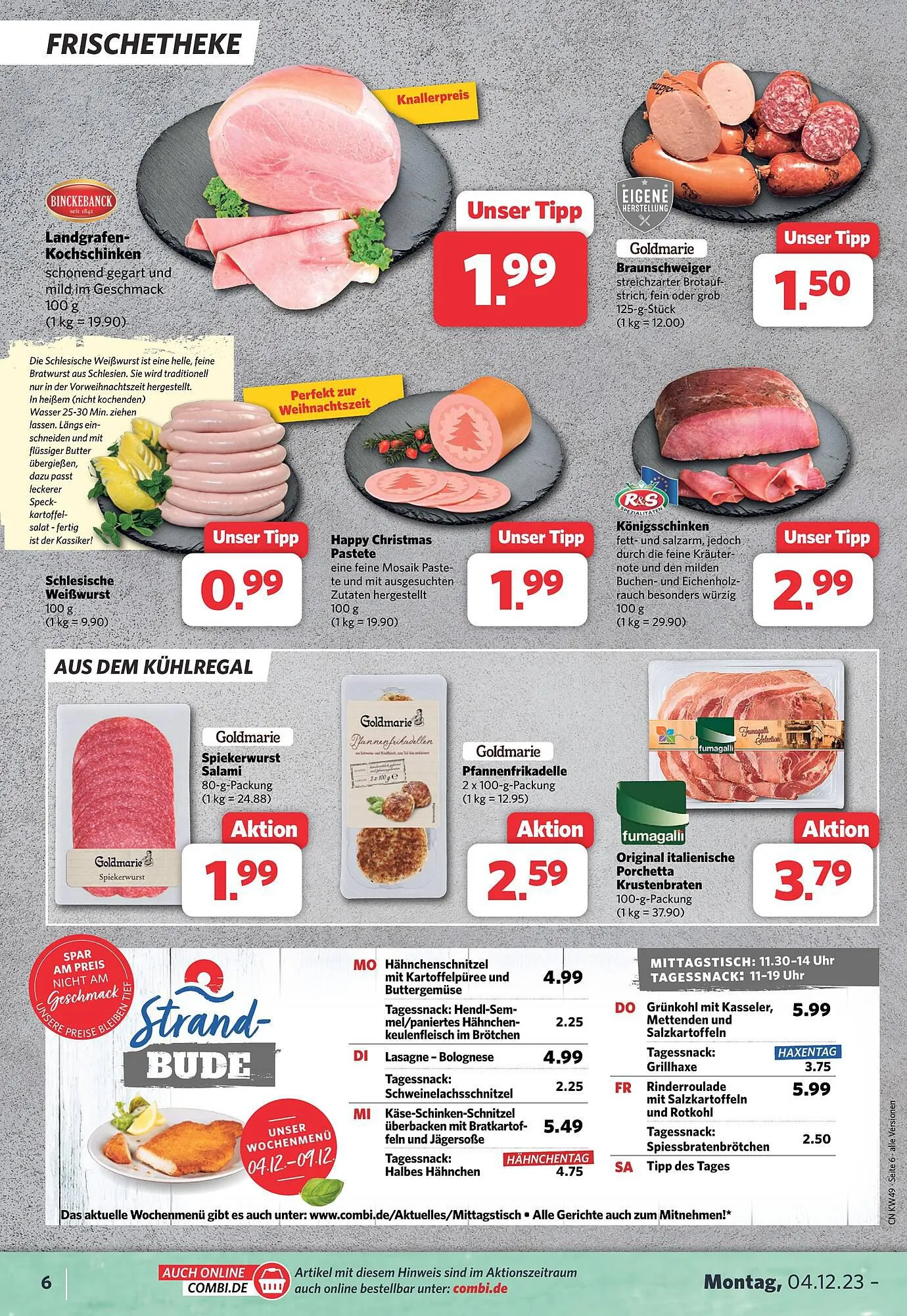 Combi Markt DE folder van 4 december tot 9 december 2023 - Folder pagina 6