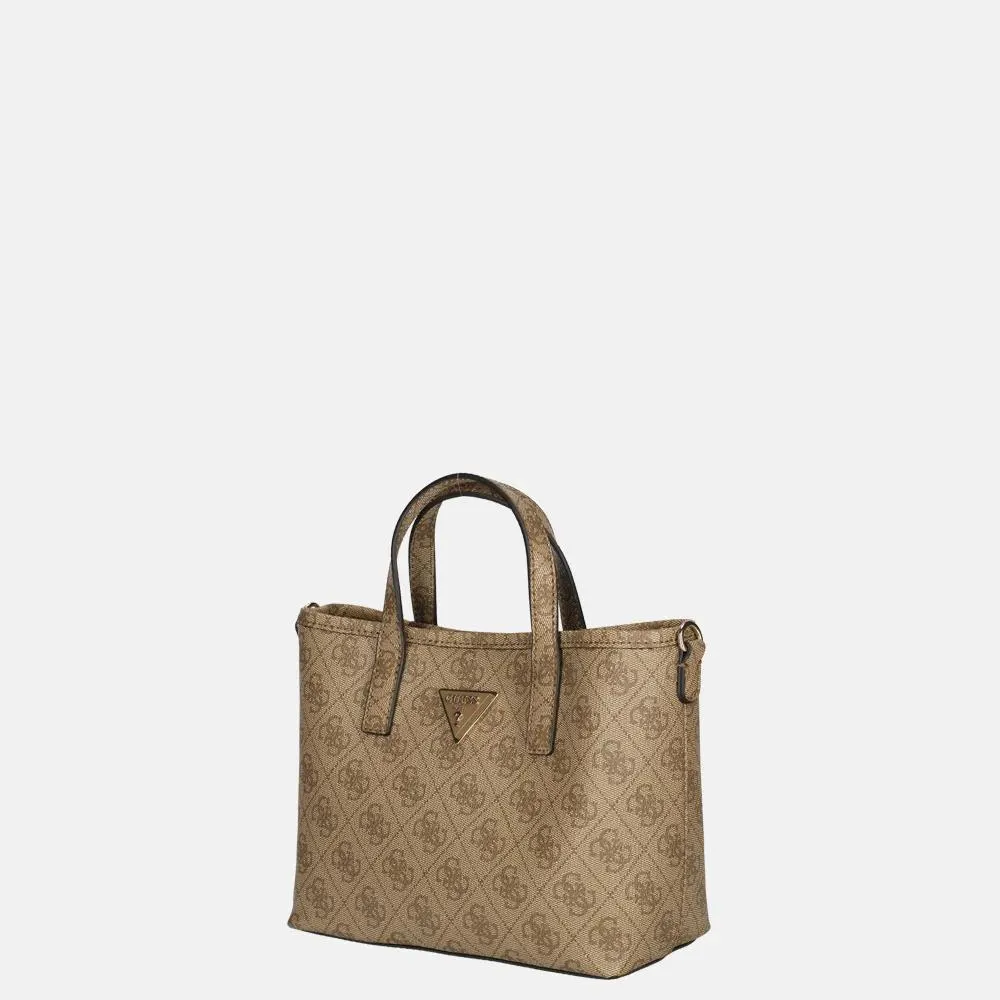 Guess Latona Triple handtas mini latte logo