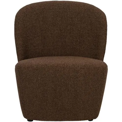 vtwonen fauteuil Lofty - Polyester - Bruin - 75x68x72