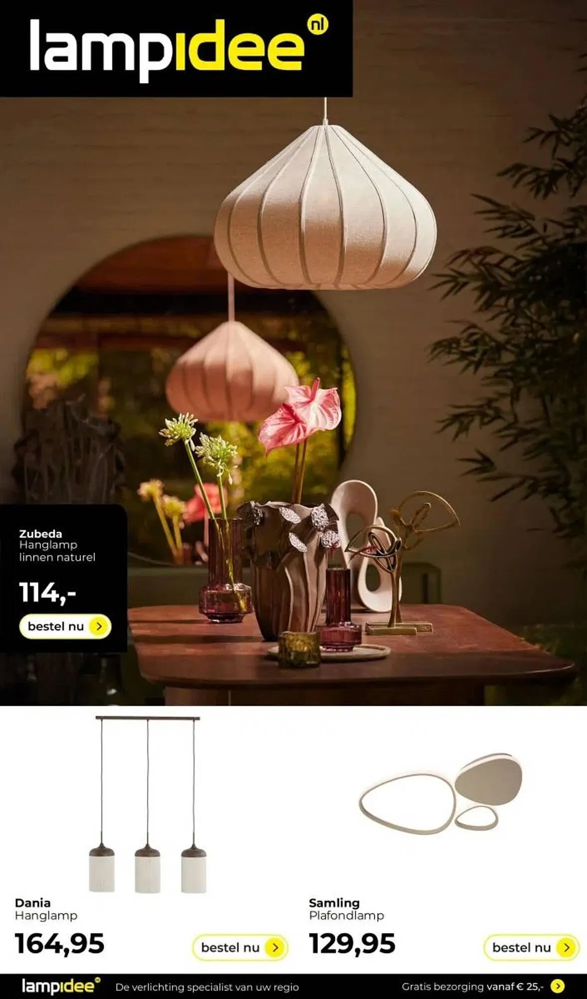 Lampidee folder van 23 november tot 6 december 2025 - Folder pagina 1