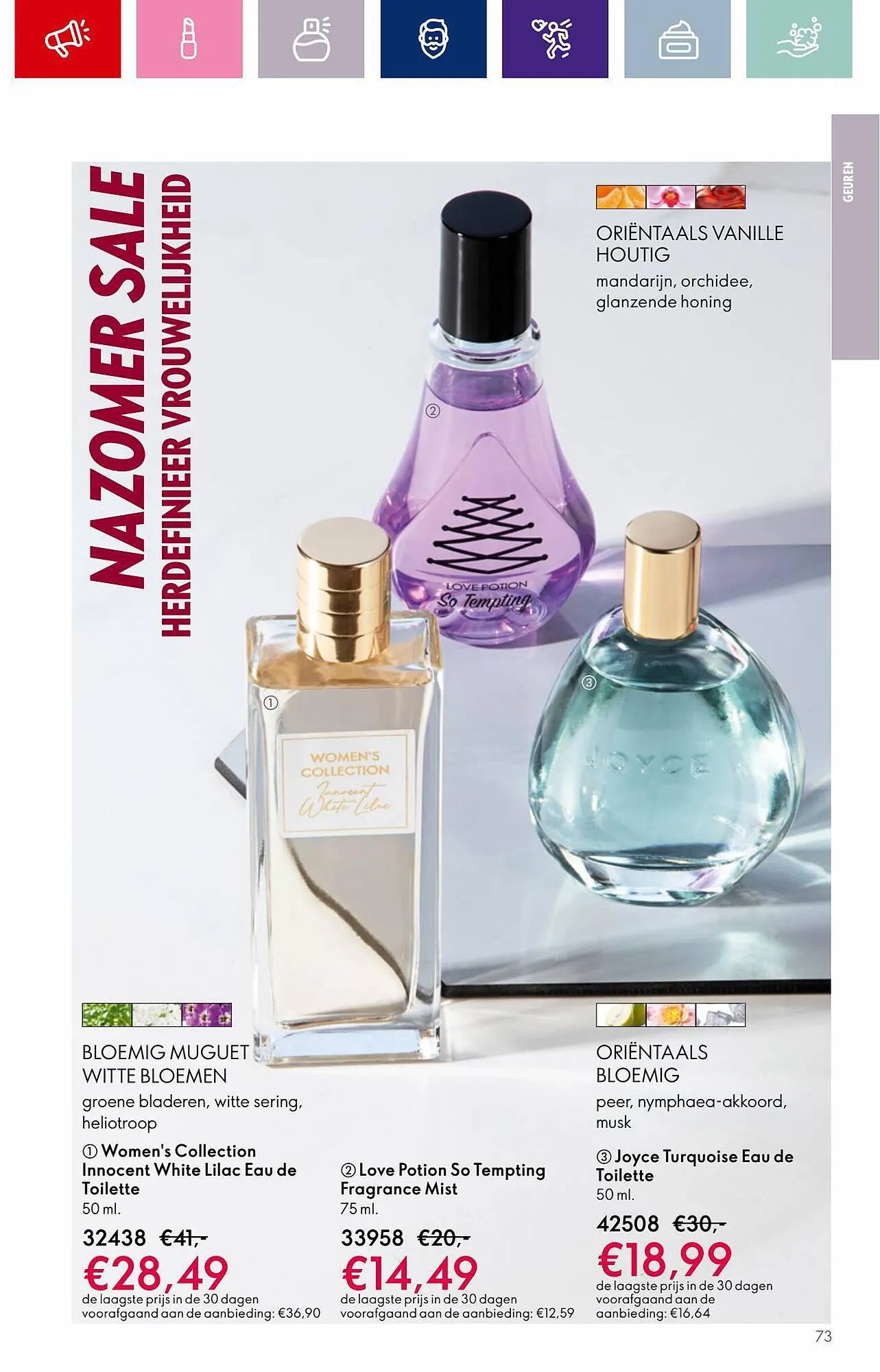 Oriflame folder van 12 september tot 3 oktober 2023 - Folder pagina 73