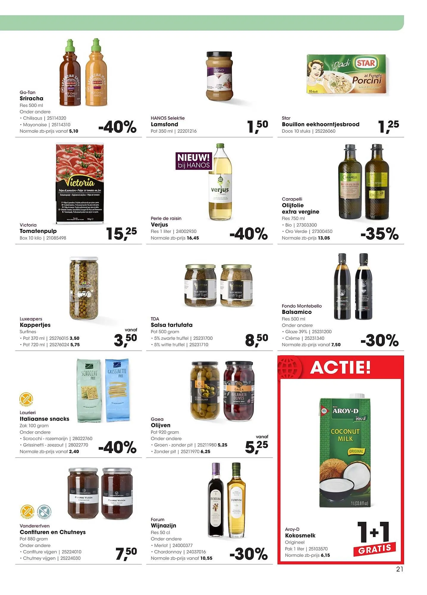 HANOS folder van 9 maart tot 22 maart 2026 - Folder pagina 21