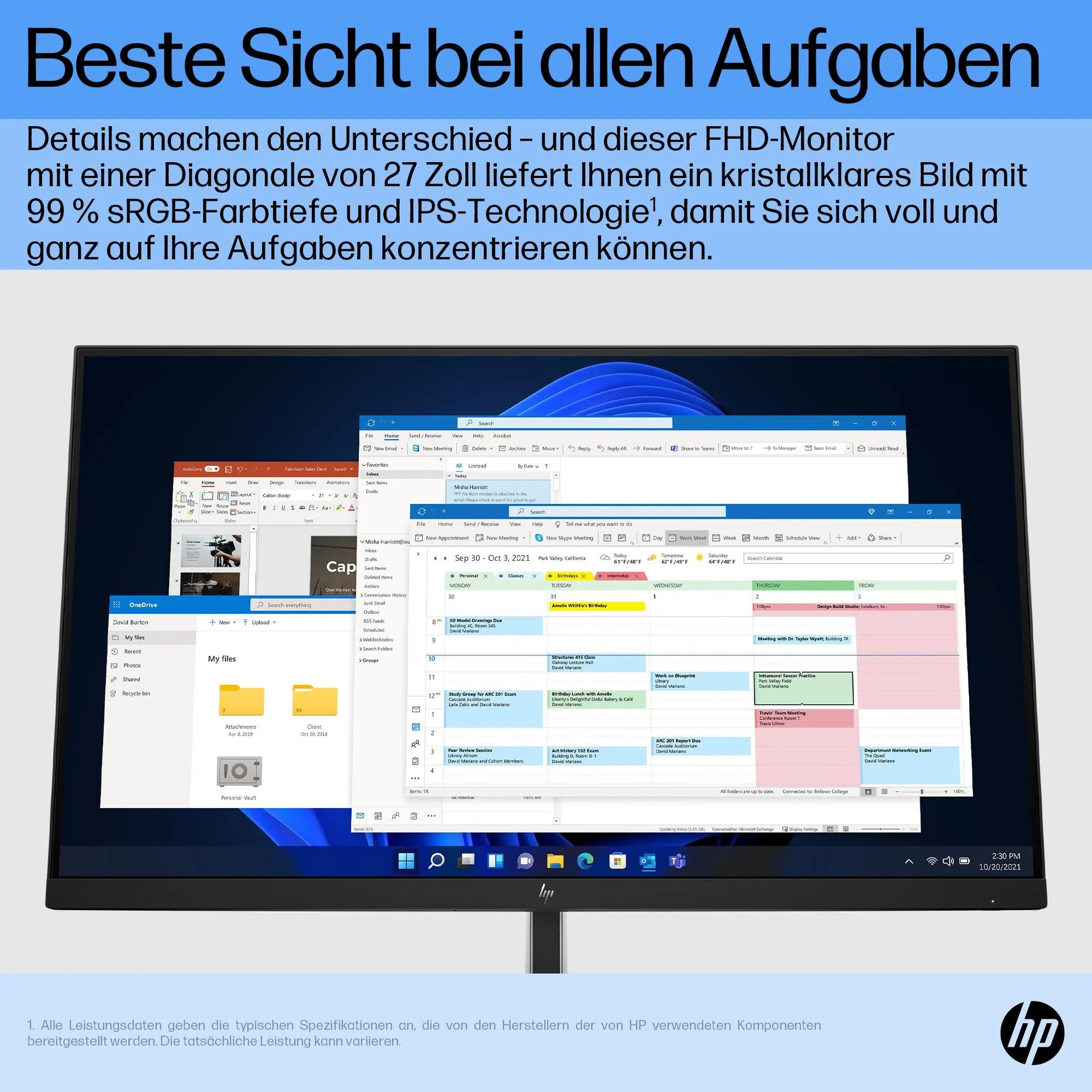 HP MON: E27 G5 FHD Monitor