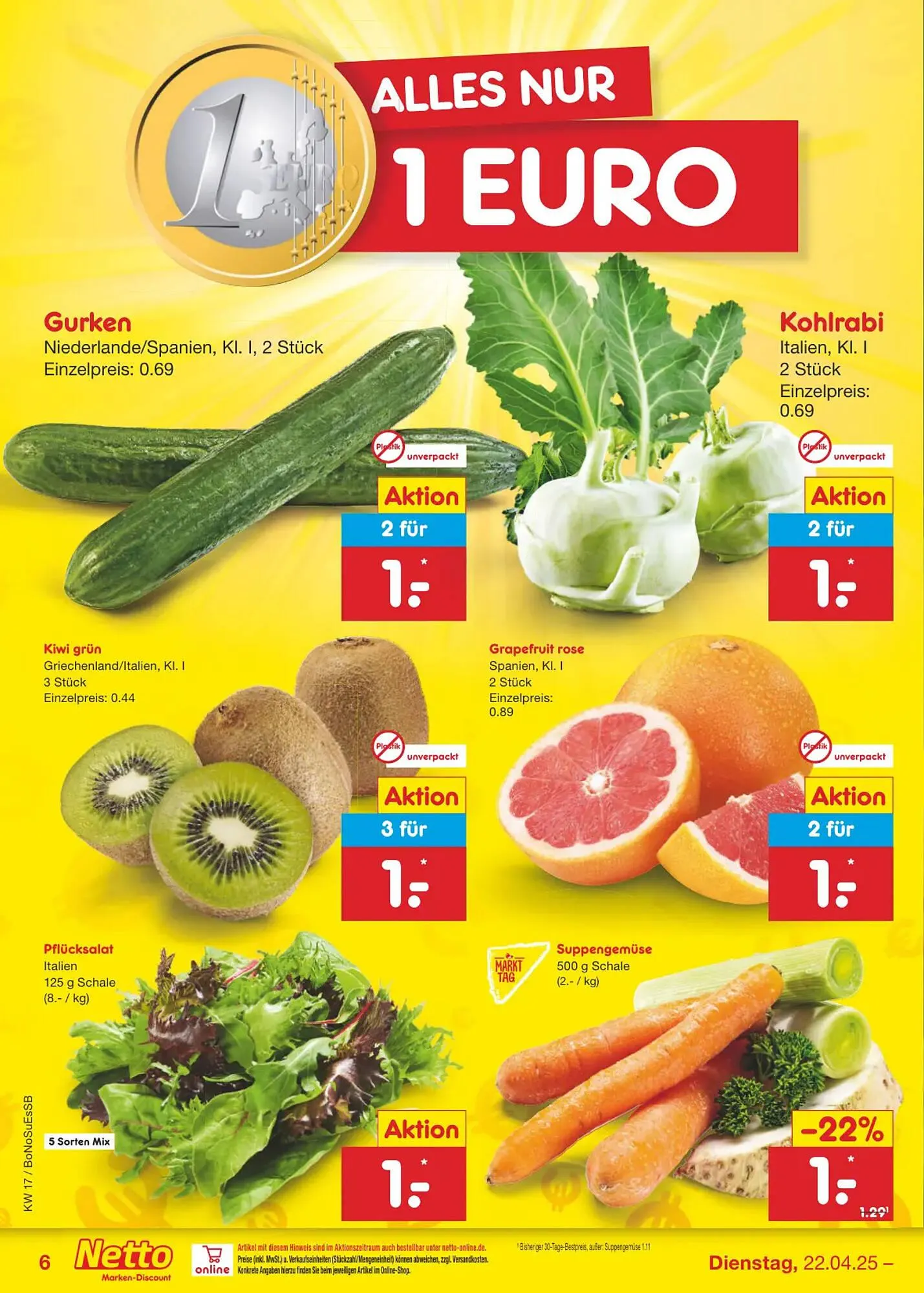 Netto Marken-Discount DE folder van 22 april tot 26 april 2025 - Folder pagina 6