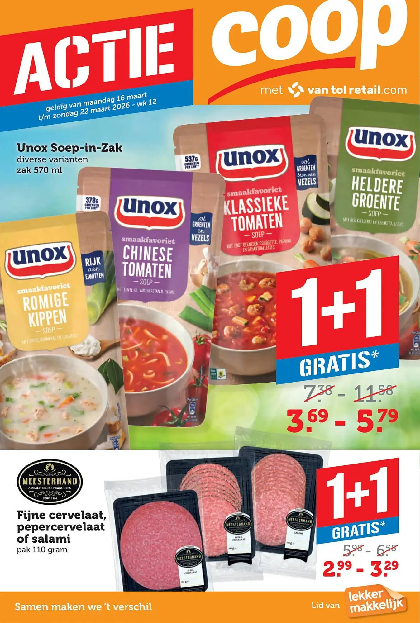 Coop folder van 16 maart tot 22 maart 2026 - Folder pagina 1