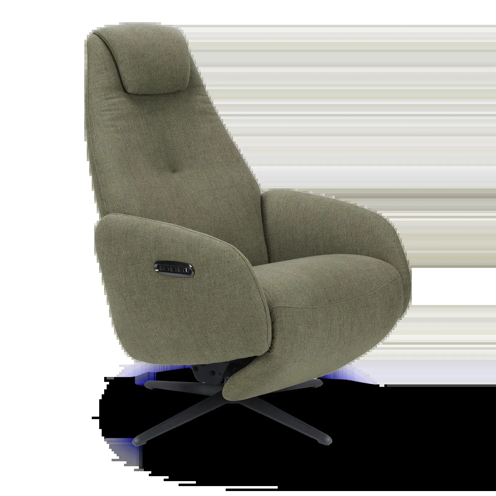 Relaxfauteuil (elektrisch/zwart) Davoli - Soda Forest