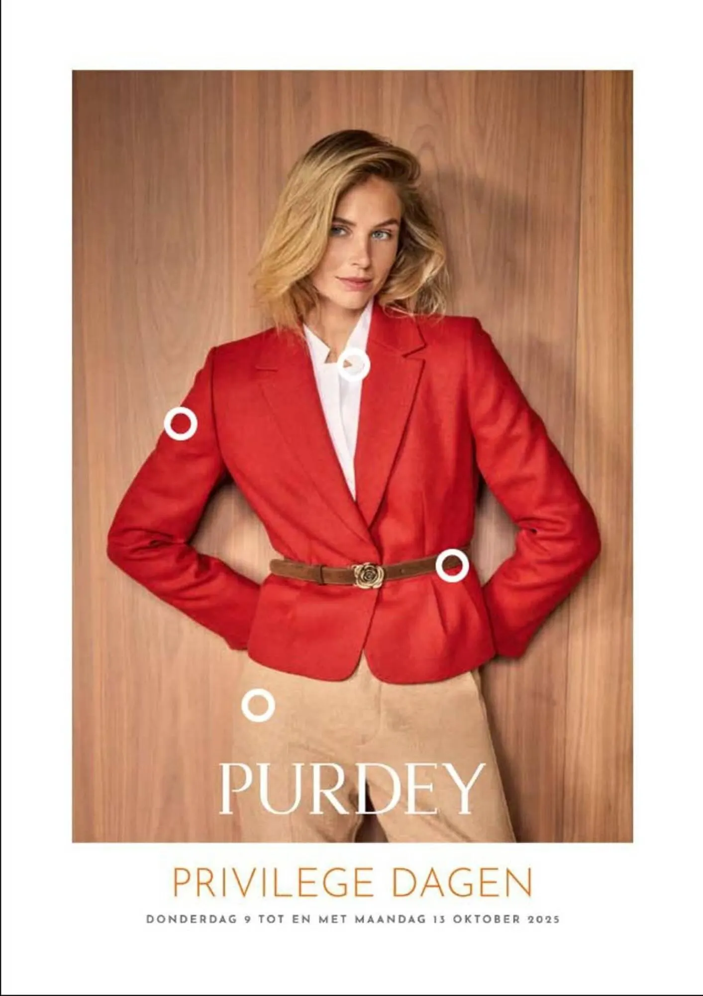 Purdey folder van 9 oktober tot 13 oktober 2025 - Folder pagina 1