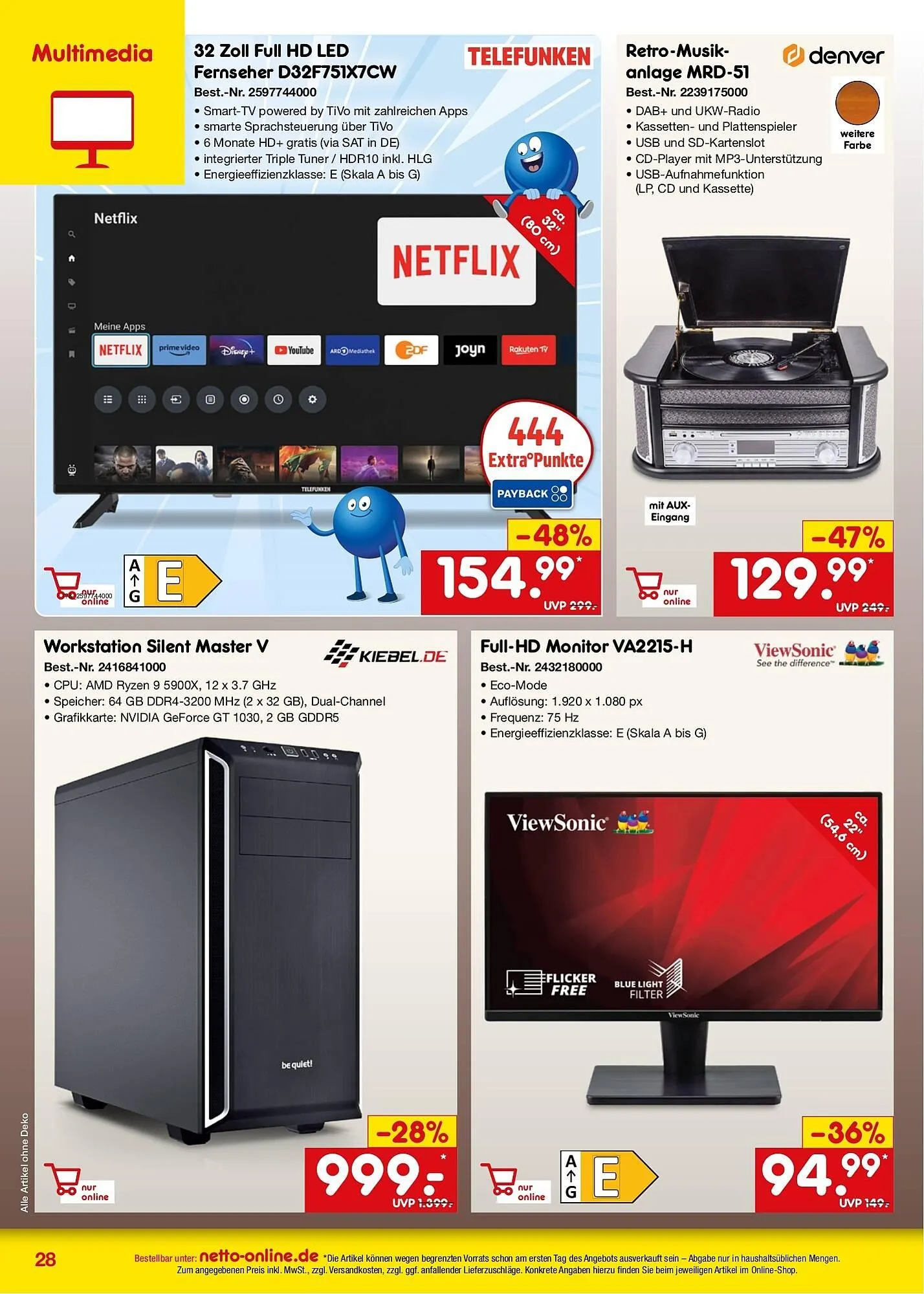 Netto Marken-Discount DE folder van 1 februari tot 28 februari 2025 - Folder pagina 28