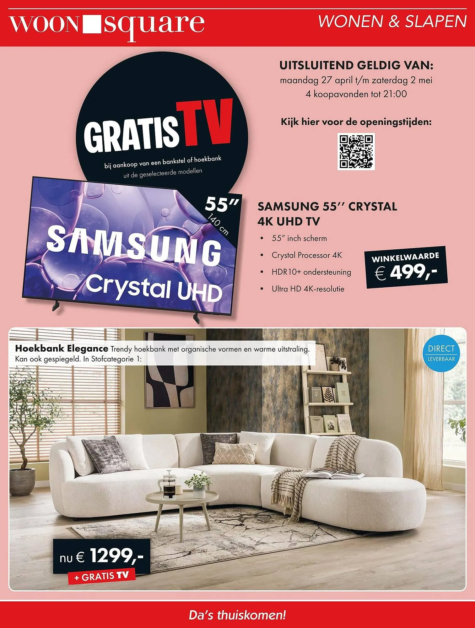 Woonsquare folder van 27 april tot 2 mei 2026 - Folder pagina 1