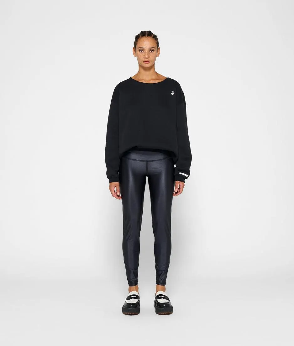 metallic yoga leggings