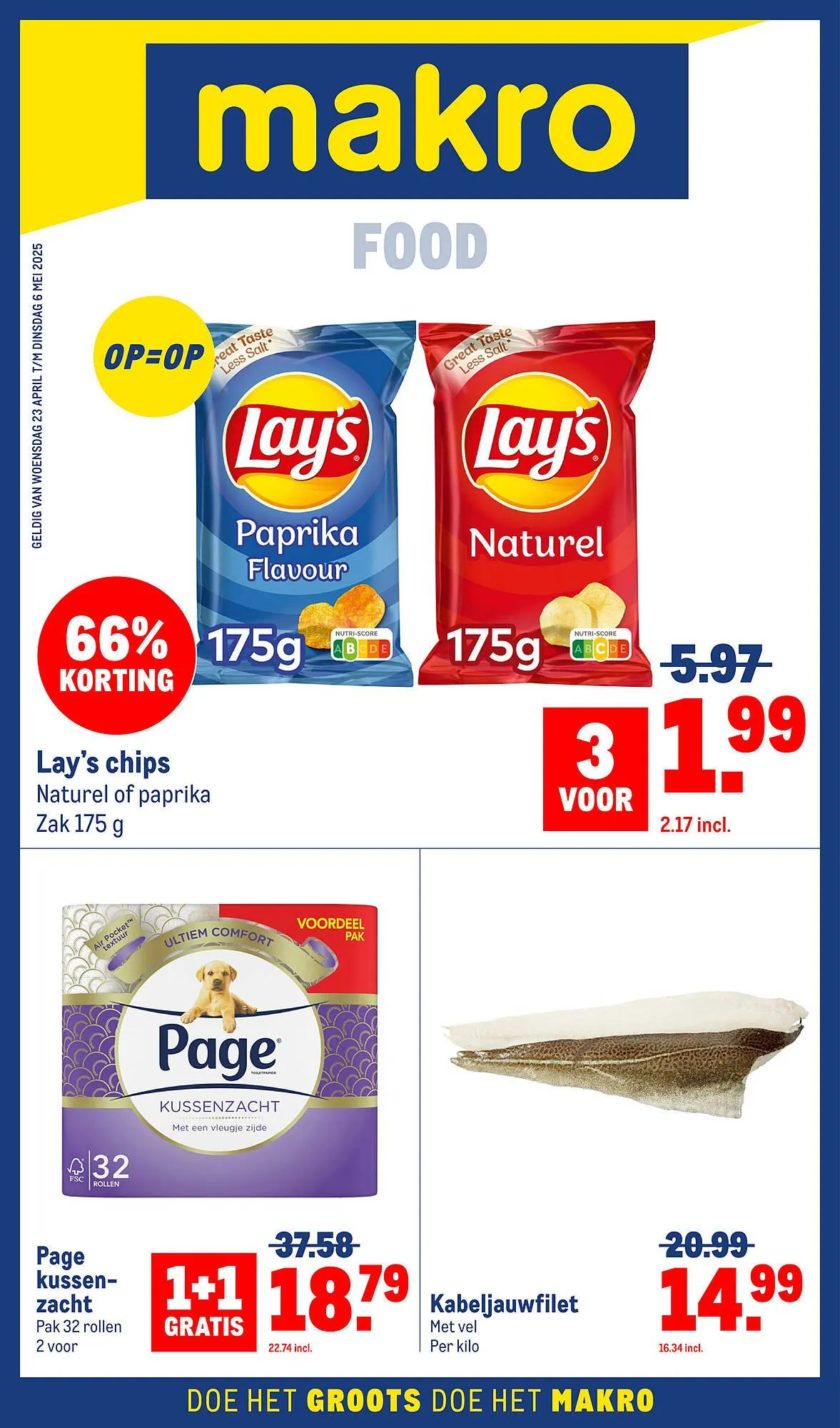 Makro folder van 20 april tot 6 mei 2025 - Folder pagina 1