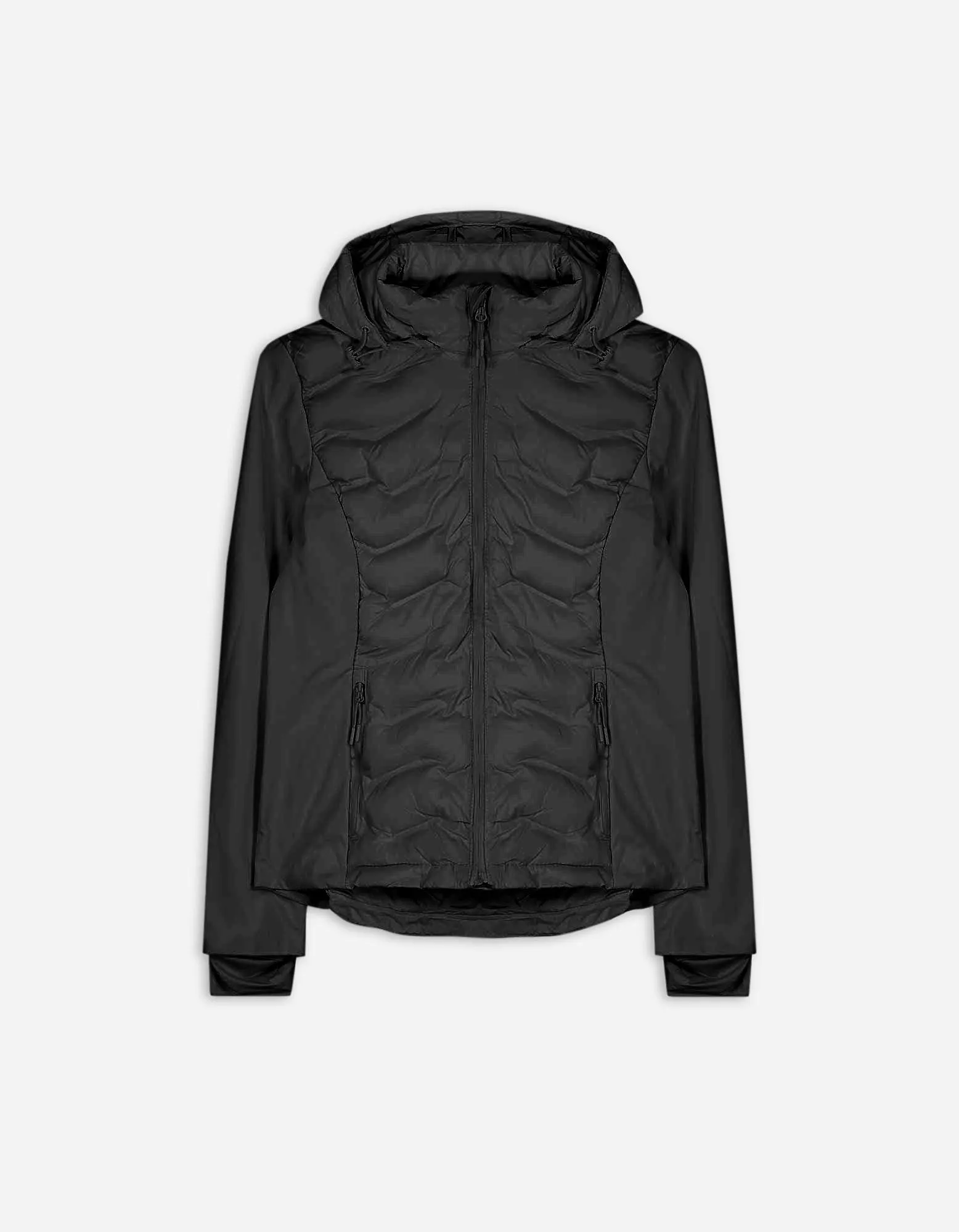Gewatteerde jas - Waterafstotend - zwart