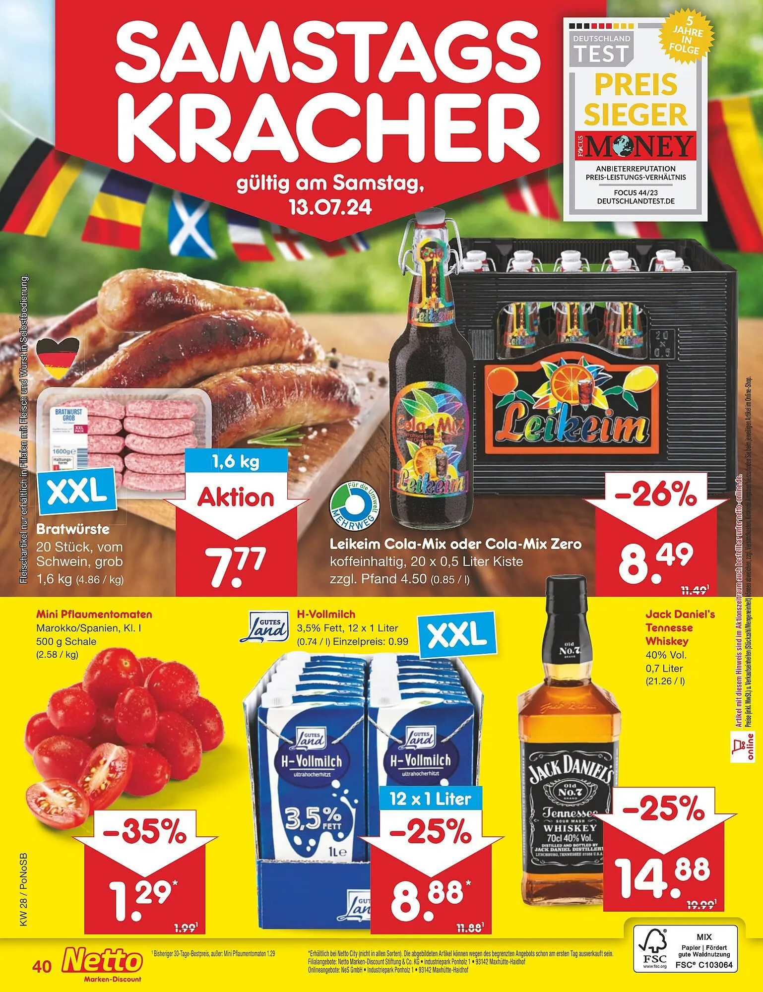 Netto Marken-Discount DE folder van 8 juli tot 13 juli 2024 - Folder pagina 50