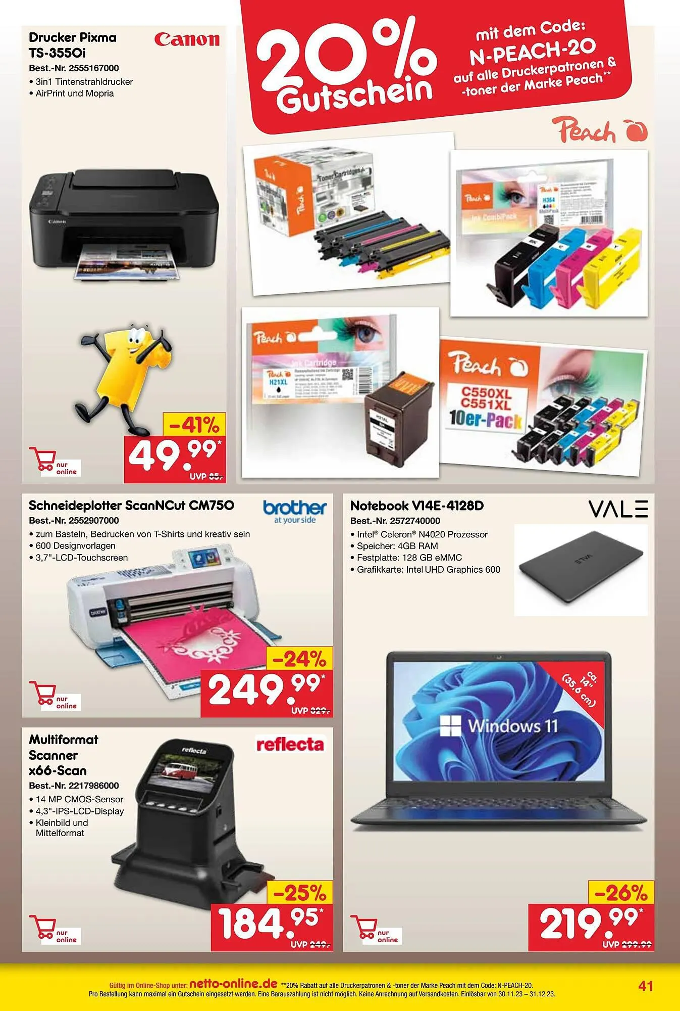 Netto Marken-Discount Duitsland Folder van 1 december tot 31 december 2023 - Folder pagina 34